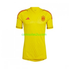 Camisolas de futebol Espanha Guarda Redes Equipamento Principal 2022/23 Manga Curta